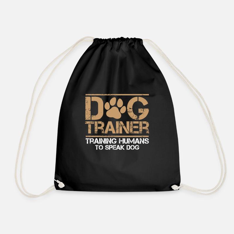Hundetrainer Hundetrainer - Turnbeutel - Schwarz