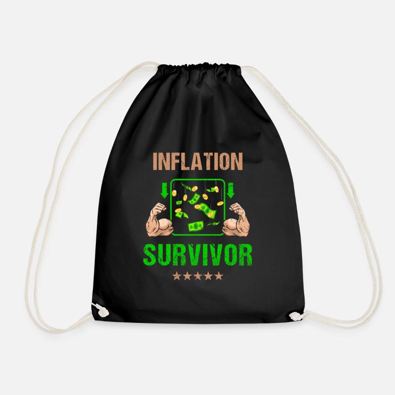 INFLATIONSÜBERLEBENDER - Turnbeutel - Schwarz
