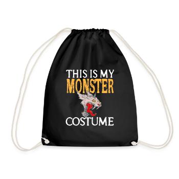 C’est mon costume de monstre rétro drôle Halloween - Sac de sport léger - noir - Devant