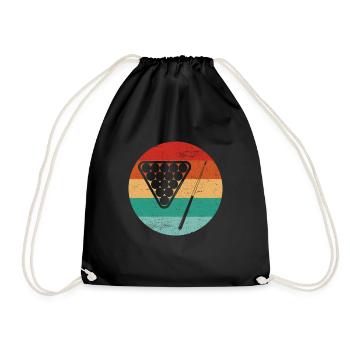 Billard billard billard - Sac de sport léger - noir - Devant