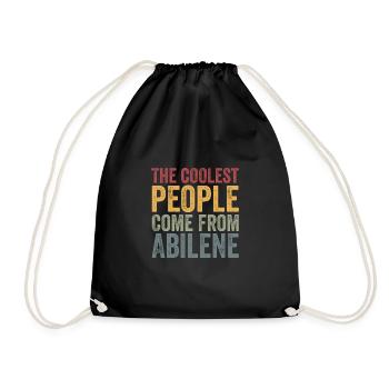Les gens les plus cool viennent d’Abilene - Sac de sport léger - noir - Devant