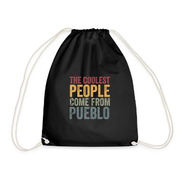 Les gens les plus cool viennent de Pueblo - Sac de sport léger - noir - Devant
