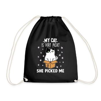 Bien sûr, mon chat est un propriétaire de chat difficile - Sac de sport léger - noir - Devant