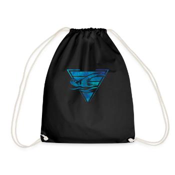 Schwimmer Vintage Schwimmen Funny Swim Team Coach - Turnbeutel - Schwarz - Vorne