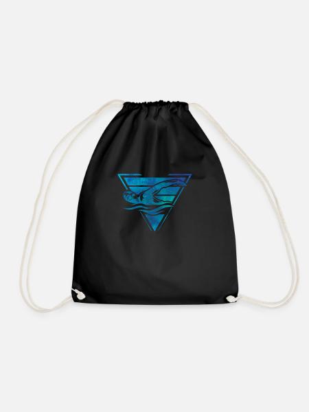 Schwimmer Vintage Schwimmen Funny Swim Team Coach - Turnbeutel - Schwarz