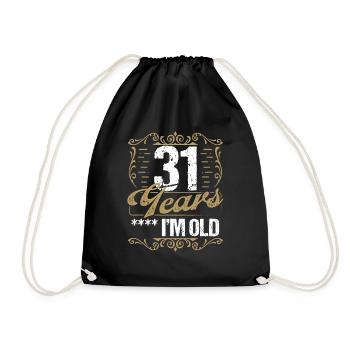 Sarcasme de 31 ans dans l’idée de l’humour vintage31 Ye - Sac de sport léger - noir - Devant