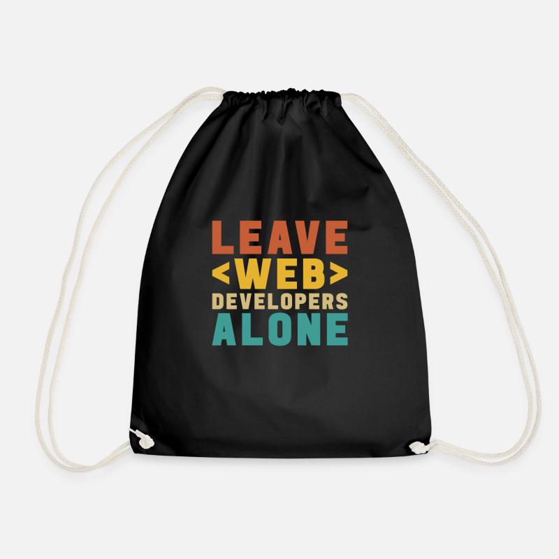 Web Entwickler Webdeveloper Web-Entwickler - Turnbeutel - Schwarz