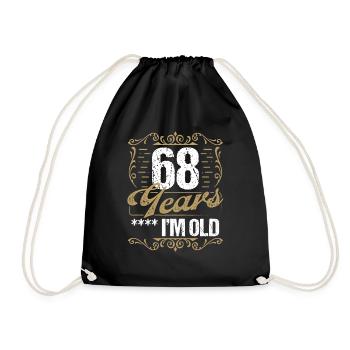 Sarcasme de 68 ans dans l’idée de l’humour vintage68 Ye - Sac de sport léger - noir - Devant