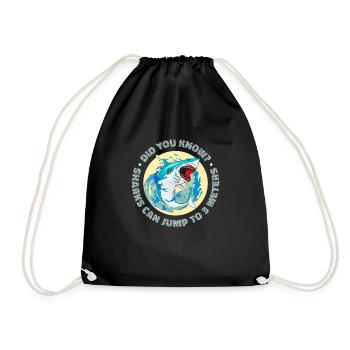 Biology Biologist Children Biology - Drawstring Bag - black - Front