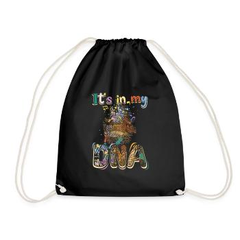 Peinture C'est dans mon art ADN - Sac de sport léger - noir - Devant