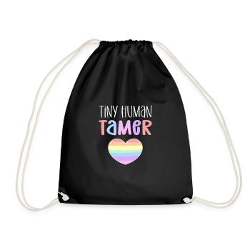Petit dompteur humain. Appréciation de la - Sac de sport léger - noir - Devant