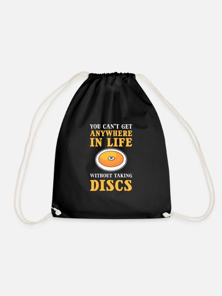 Lancer du disque. Lanceur de disque. Lancer du disque - Sac de sport léger - noir
