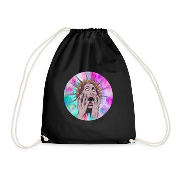 Awesome Agonized Head Art Halloween Designs - Sac de sport léger - noir - Devant