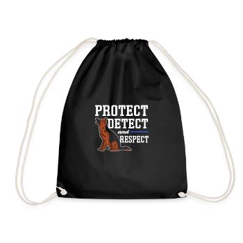 Protéger Détecter - Sac de sport léger - noir - Devant