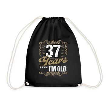Sarcasme de 37 ans dans l’idée de l’humour vintage37 Ye - Sac de sport léger - noir - Devant
