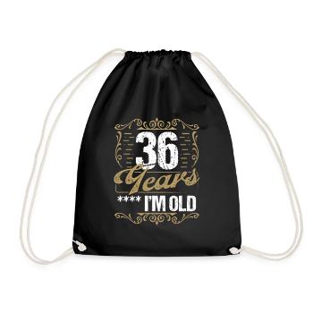 Sarcasme de 36 ans dans l’idée de l’humour vintage36 Ye - Sac de sport léger - noir - Devant