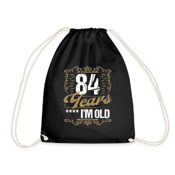 Sarcasme de 84 ans dans l’idée de l’humour vintage84 Ye - Sac de sport léger - noir - Devant