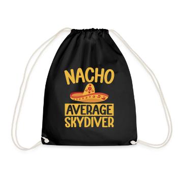 Nacho parachutistes moyens. - Sac de sport léger - noir - Devant