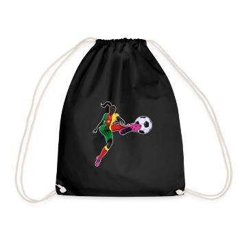 Équipe du Cameroun de football I Football Cameroun - Sac de sport léger - noir - Devant