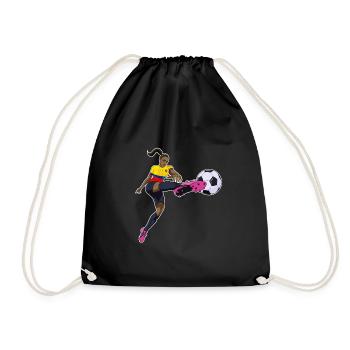 Ecuadorian National Soccer Team I Football Ecuador - Drawstring Bag - black - Front