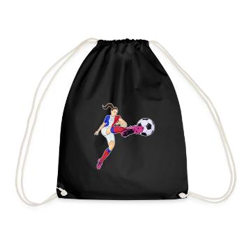Français Équipe de France de football I Football - Sac de sport léger - noir - Devant
