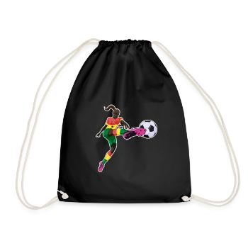 Équipe du Ghana de football I Football Ghana - Sac de sport léger - noir - Devant