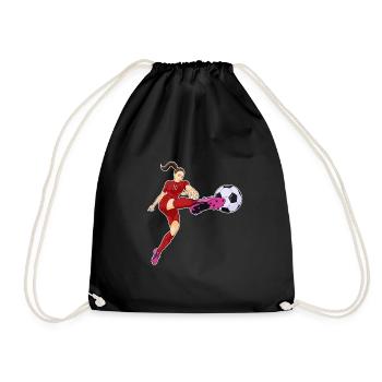 Équipe du Maroc de football I Football Maroc - Sac de sport léger - noir - Devant