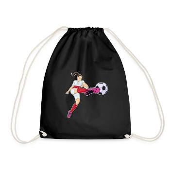 Équipe de Pologne de football I Football Pologne - Sac de sport léger - noir - Devant