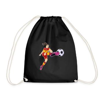 Équipe d’Espagne de football I Football Espagne - Sac de sport léger - noir - Devant
