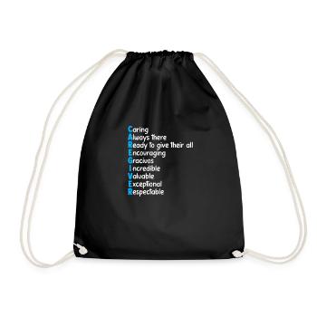 Soignant Infirmier soignant - Sac de sport léger - noir - Devant