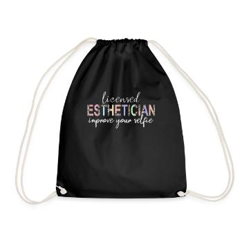 Improve Beauty Skin Therapist Licensed Esthetician - Turnbeutel - Schwarz - Vorne