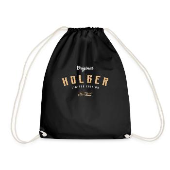 Holger Limited Edition - Turnbeutel - Schwarz - Vorne