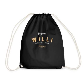 Willi Limited Edition - Turnbeutel - Schwarz - Vorne