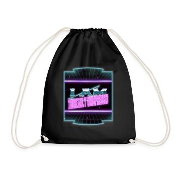 Lover Book Quotes Statement Books and Cats Green - Drawstring Bag - black - Front