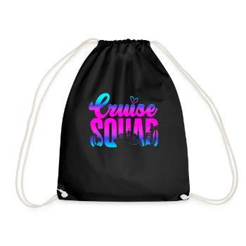 Bateau de croisière Vacances Amies - Sac de sport léger - noir - Devant