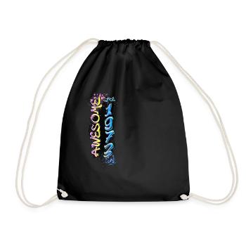 Génial depuis 1973 Motif Graffiti - Sac de sport léger - noir - Devant
