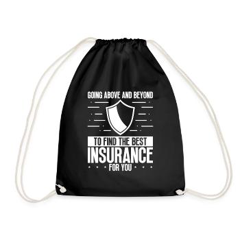 Agent d’assurance Trouvez la meilleure assurance pour vous - Sac de sport léger - noir - Devant