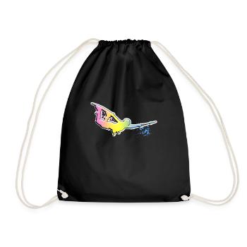 Wakeboard, Wassersport, Wakeboarder, Wasserski - Turnbeutel - Schwarz - Vorne