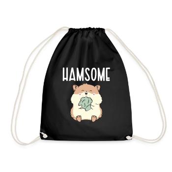 Hamster Gift Hamster Lovers - Drawstring Bag - black - Front
