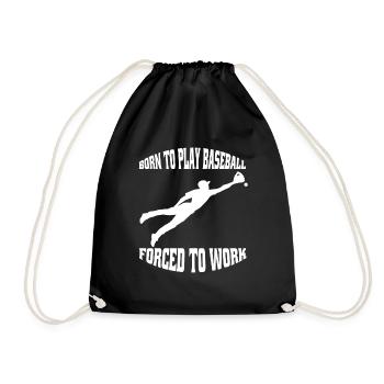 Baseball Lovers Baseball Gift Jeu de baseball - Sac de sport léger - noir - Devant