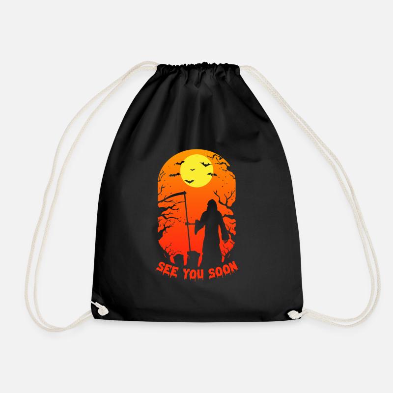 Grim Reaper See You Sense Engel des Todes Hallowee - Turnbeutel - Schwarz