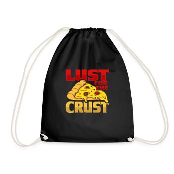 Envie de la croûte pizza pizza boulanger - Sac de sport léger - noir - Devant