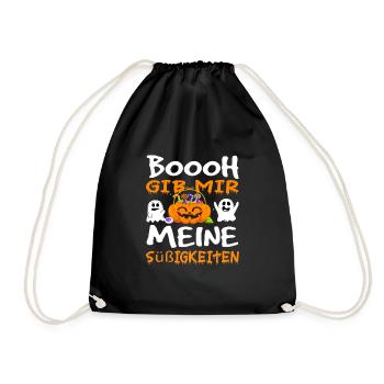 Halloween Kostüm - Alles für dein Spuk Outfit - Turnbeutel - Schwarz - Vorne