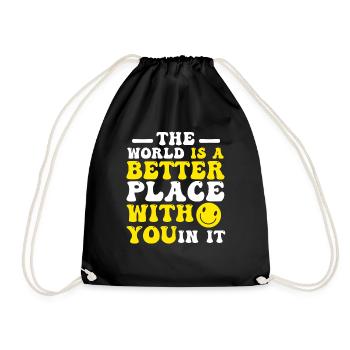 Anxiety Depression Mental Health - Drawstring Bag - black - Front