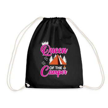Queen Of The Camper Camping Caravane de plein air - Sac de sport léger - noir - Devant