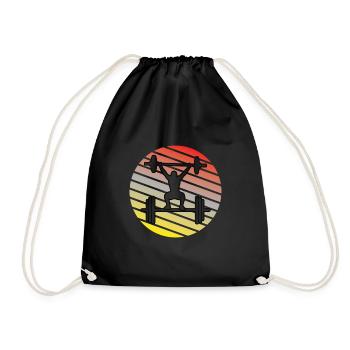 Fitness Entraînement en force Athlètes Musculistes musculaires - Sac de sport léger - noir - Devant