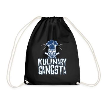 Skull Knives Chef - Drawstring Bag - black - Front