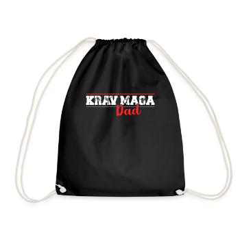 Krav Maga Apparel Israeli Self - Turnbeutel - Schwarz - Vorne