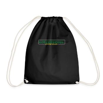 Spreadsheet Accountant CPA Fun Bookkeeper Funny - Drawstring Bag - black - Front