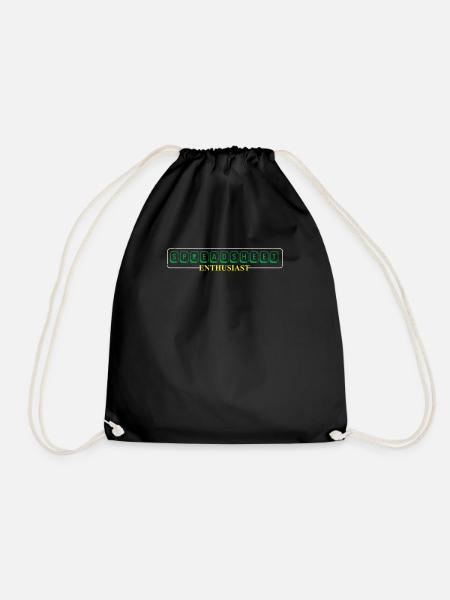 Spreadsheet Accountant CPA Fun Bookkeeper Humor - Drawstring Bag - black